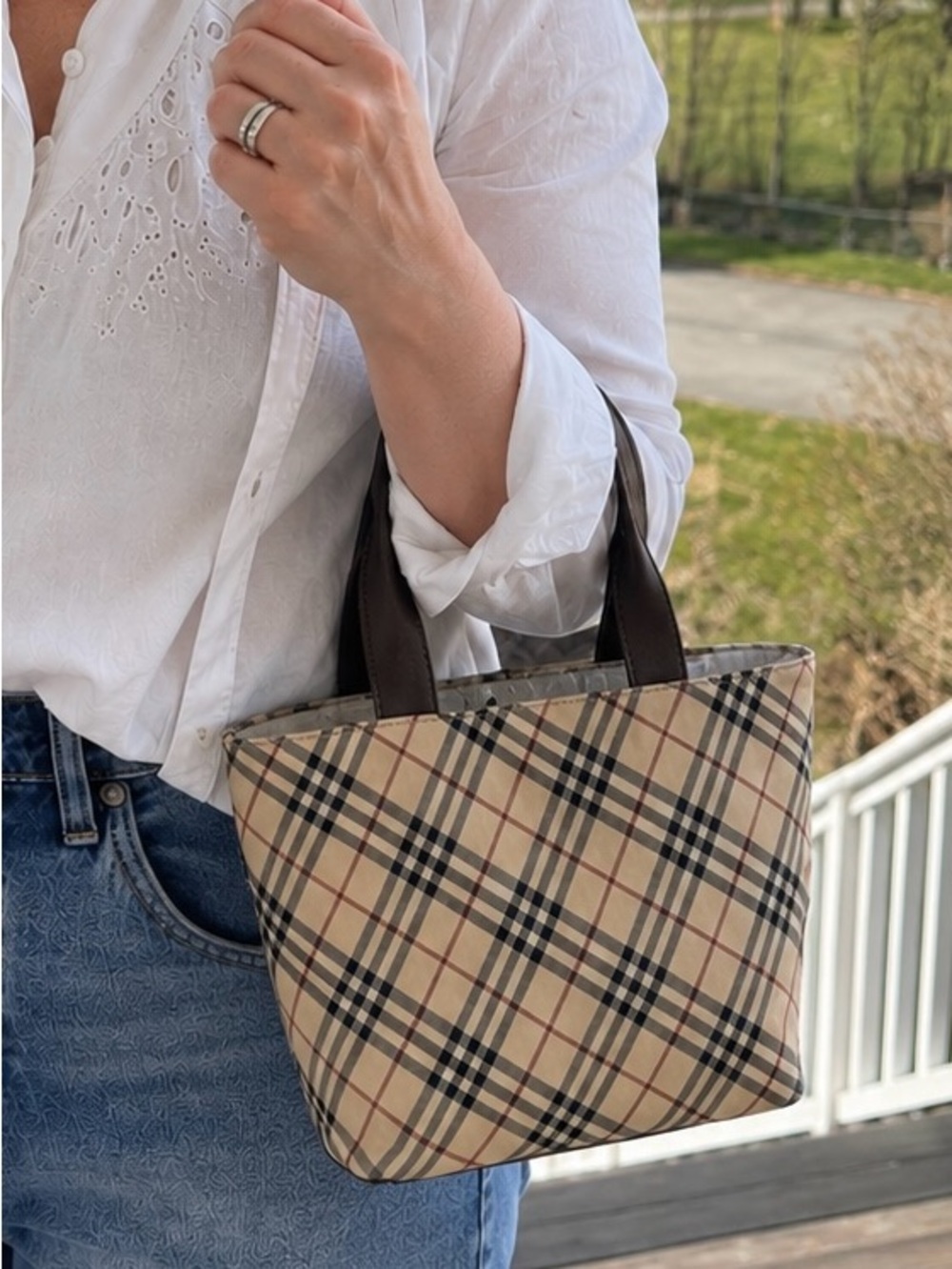 Authentic Burberry tote